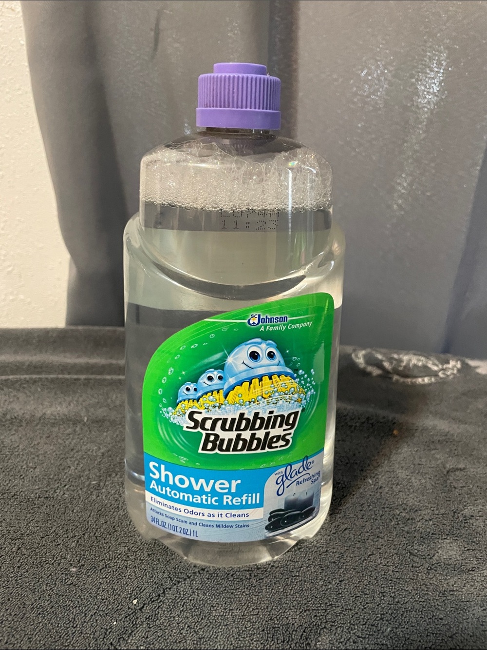 Scrubbing Bubbles Shower Automatic Refill — Purple Cap